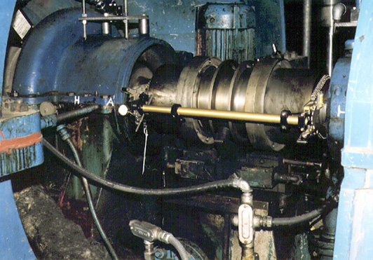 brackets on steam turbine and pump
